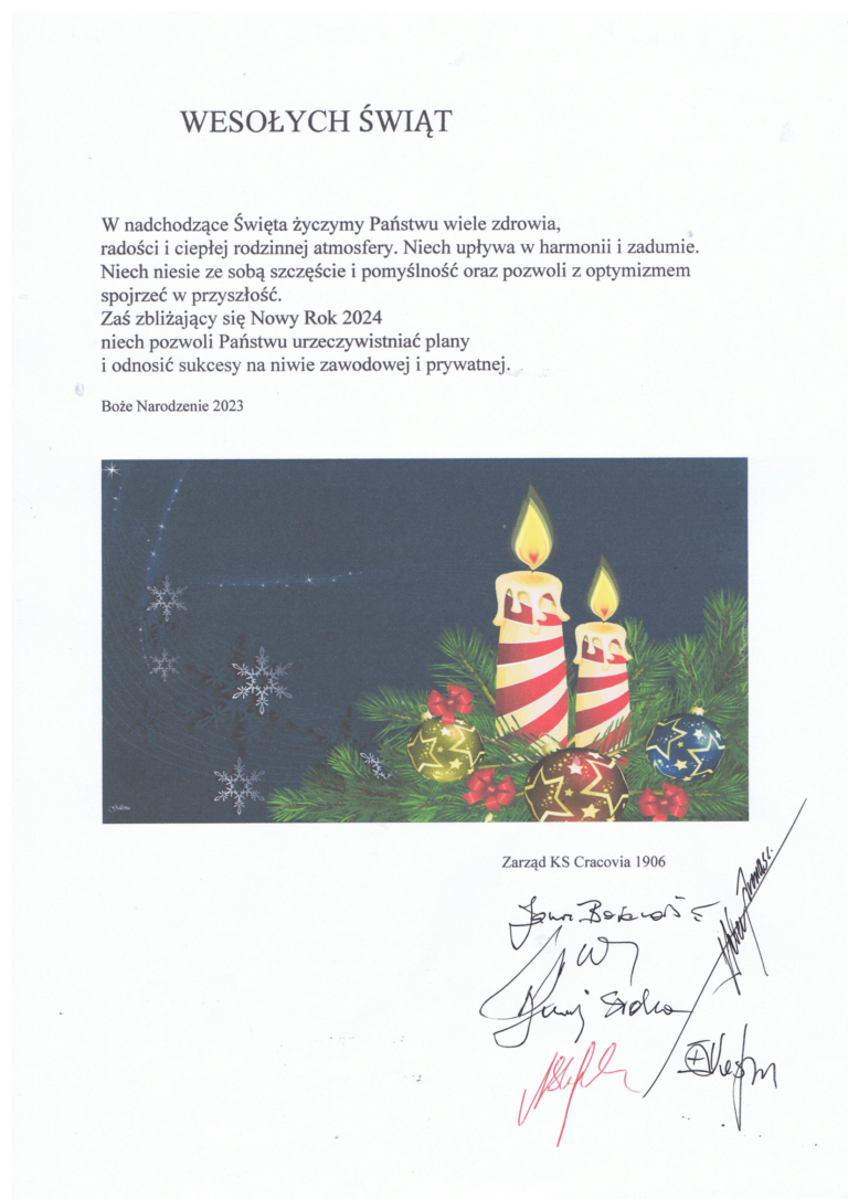 Życzenia świąteczne